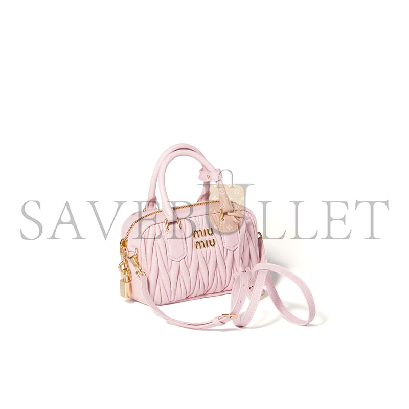 M1v M1v arcadie matelassÉ nappa leather bag 5bb123 (19*13*6cm)